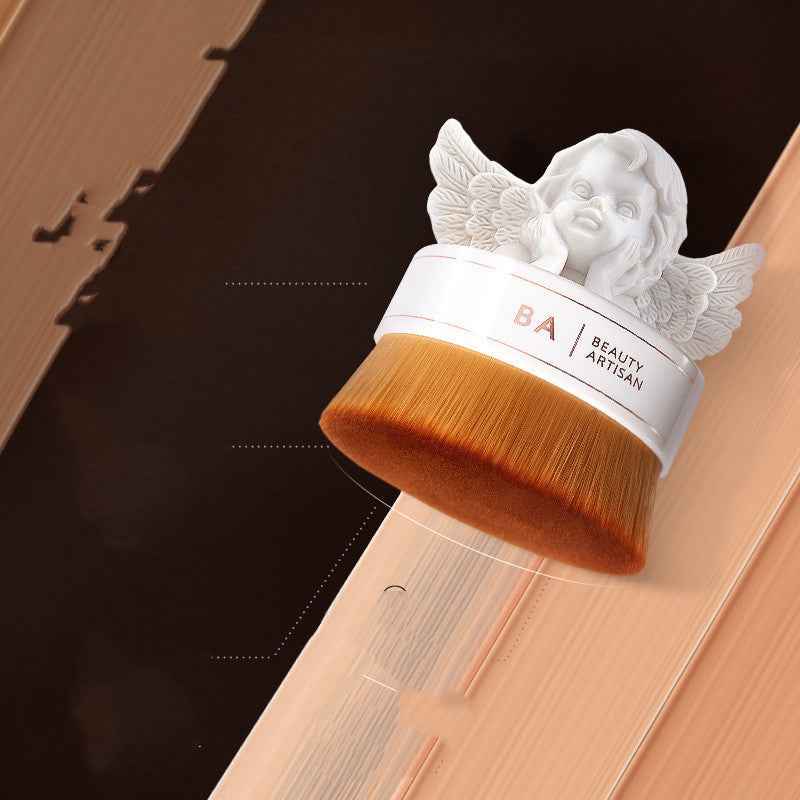 New Foundation Brush, Base Makeup Brush, Easy To Use, With Lid, High Density