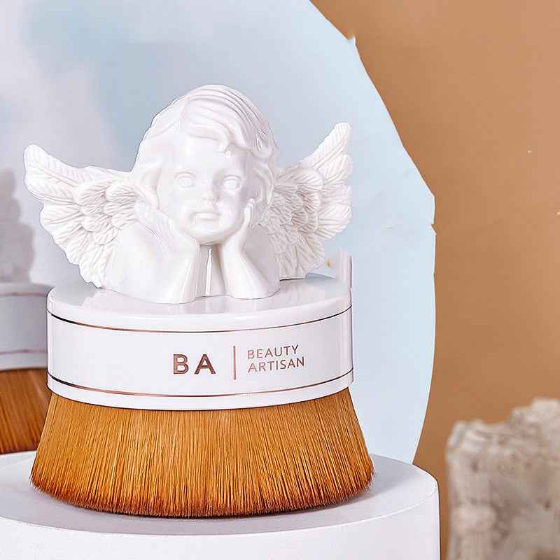 New Foundation Brush, Base Makeup Brush, Easy To Use, With Lid, High Density