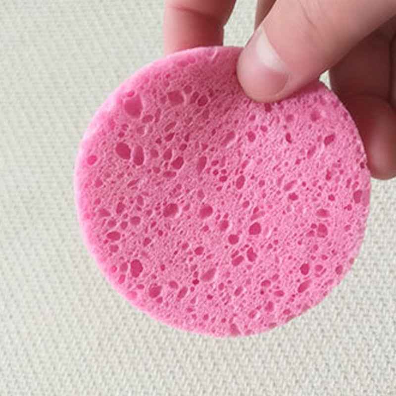 5 PCS Thickened Round Soft Clean Face Wash Sponge