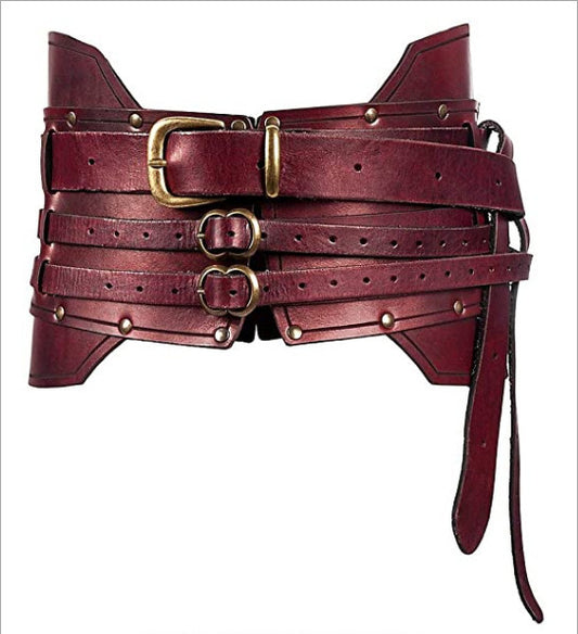 European Medieval Warrior Leather Waist Protector