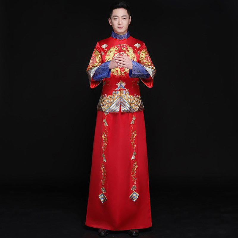 Men's And Women's Suits Embroidered Kimono Chinese Wedding Couples