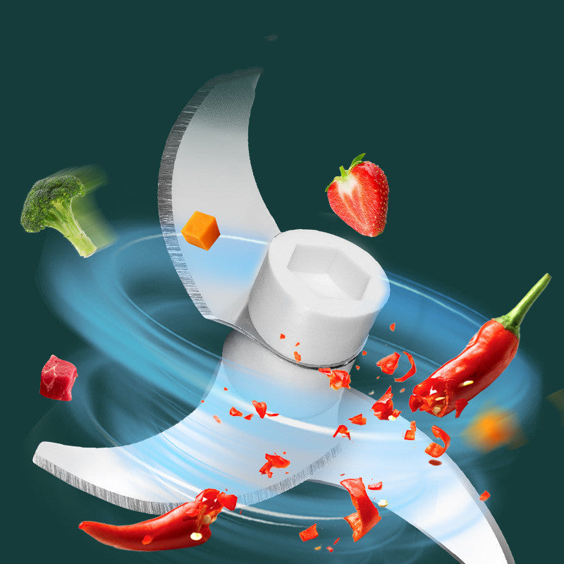 Portable Electric Garlic Chopper - Mini Food Grinder for Quick and Easy Meal Prep - Mallora Shop