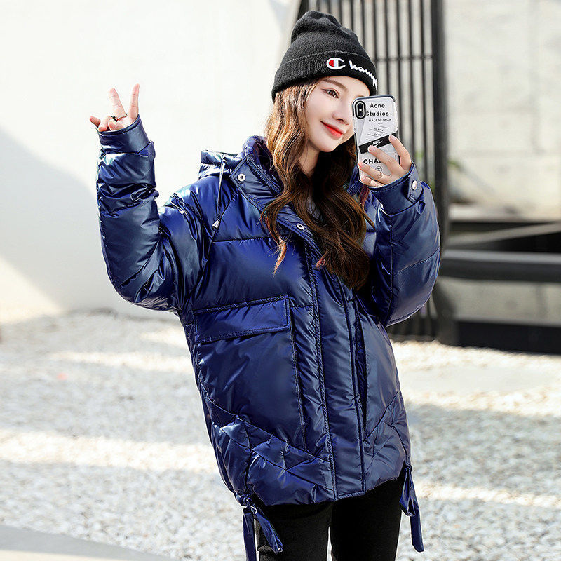 Shiny Korean Style Down Padded Jacket Women'S Short Winter Clothes New Small Disposable Padded Jacket