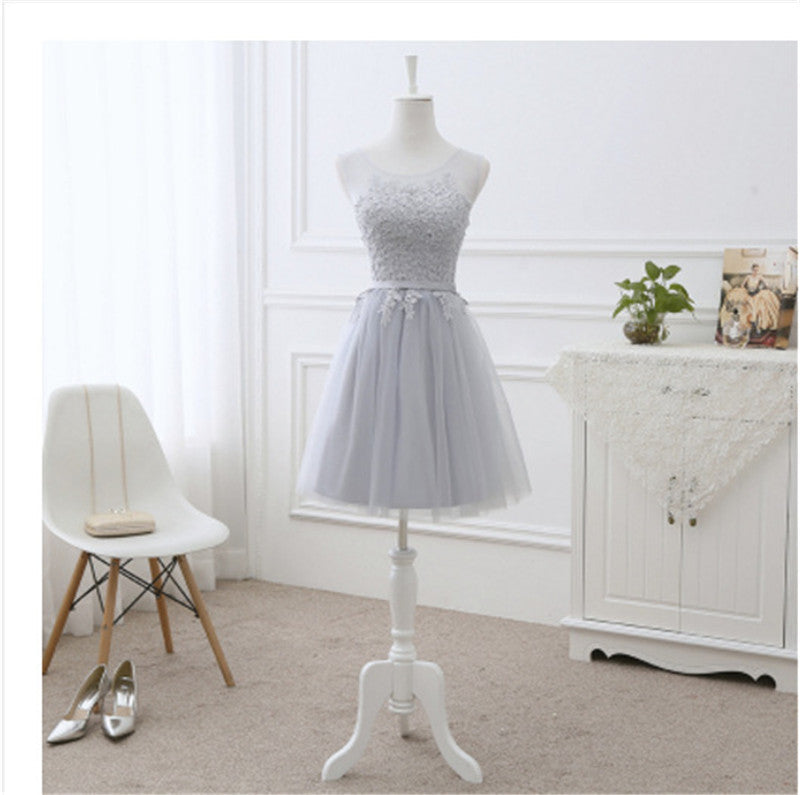 Short Sisters Group Bridesmaid Dress Long Evening Dress