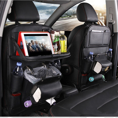 PU Leather Car Storage Bag - Multifunctional Organizer for Ultimate Car Convenience