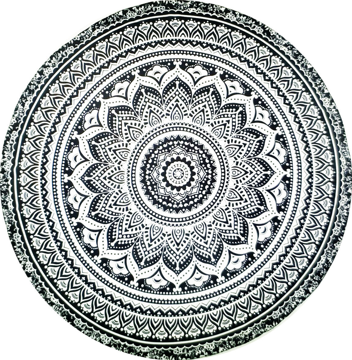 European And American Syle Round Printed Beach Towel Sunscreen Shawl Smmer Square Scarf Wish Scarf