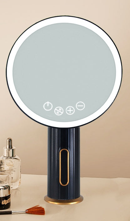 Desktop LED Makeup Mirror with Light for Flawless Application - Mallora Shop