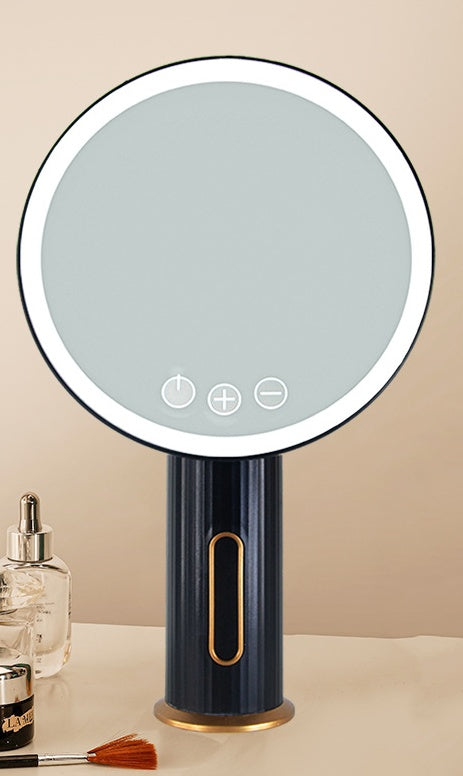 Desktop LED Makeup Mirror with Light for Flawless Application - Mallora Shop