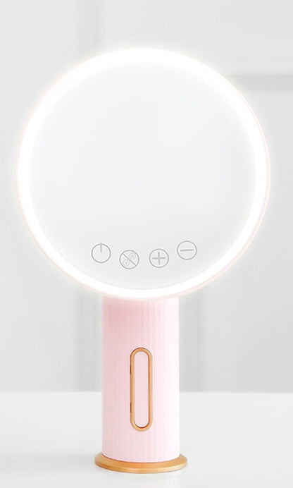 Desktop LED Makeup Mirror with Light for Flawless Application - Mallora Shop