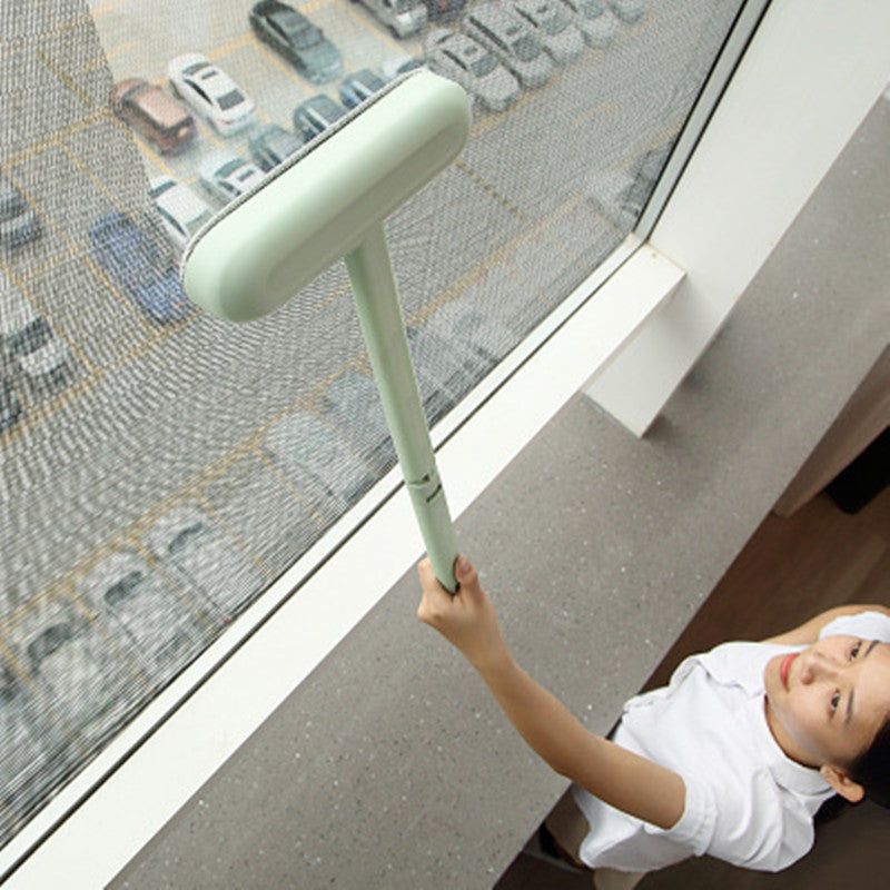 Household Long-Handled Screen Window Cleaning Brush