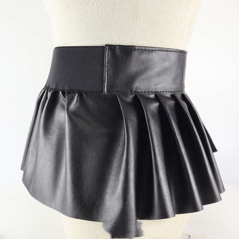 Belt, Skirt, Shoulder Piece, Personality Pu