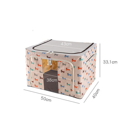 Steel Frame Storage Box with Cover