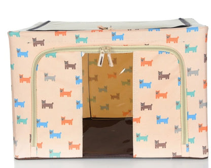 Steel Frame Storage Box with Cover