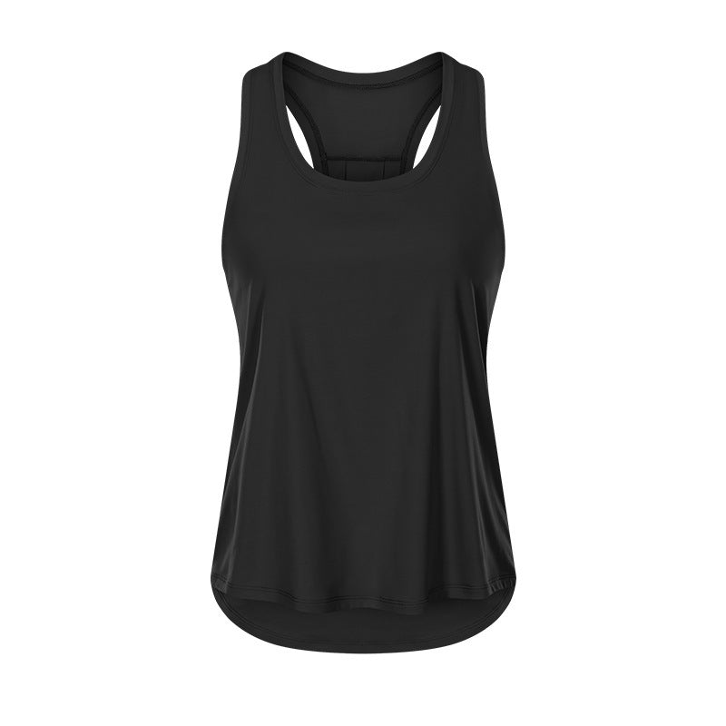 Women's Sports Nude Sleeveless Yoga Uniform Blouse