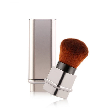 Portable Retractable Single Makeup Brush for On-the-Go Beauty