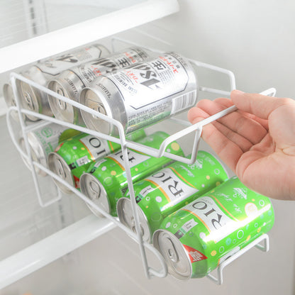 Double-Layer Coke Can Storage Rack for Efficient Beverage Organization
