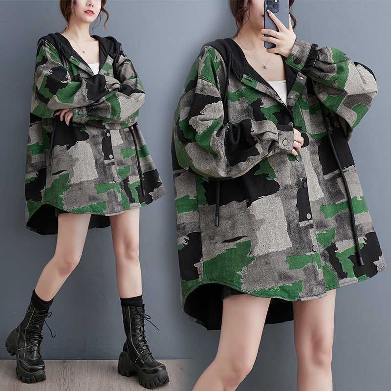 Women Plus Size Loose Coat