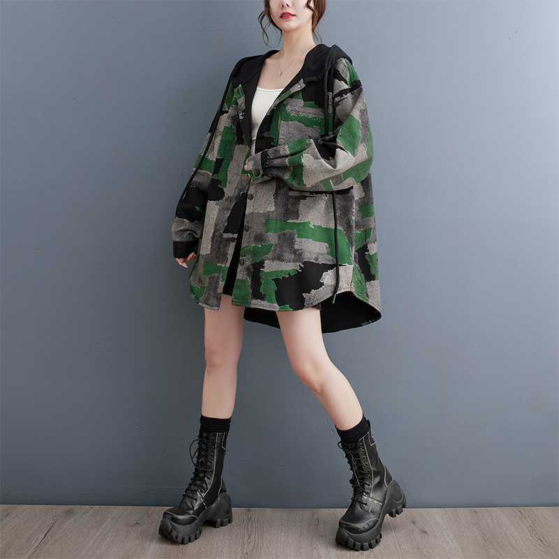 Women Plus Size Loose Coat