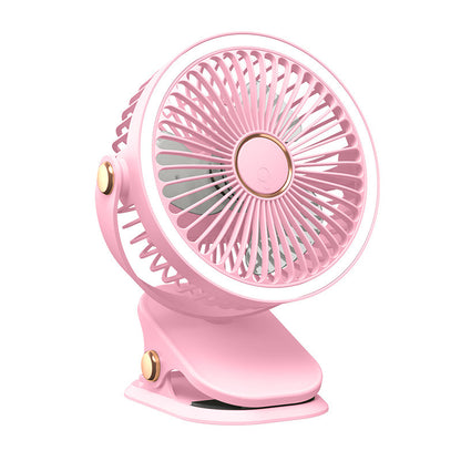 Clip Fan USB Lighting Desktop Fan Portable