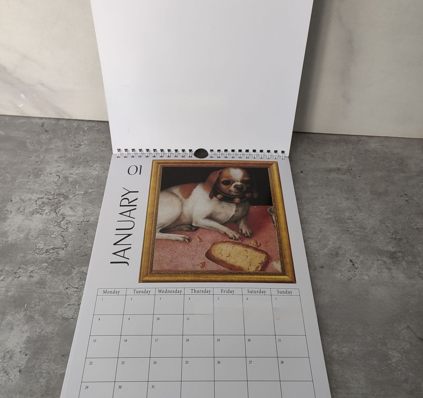 Ugly Dog Calendar In Renaissance Paintings For Home Decoration