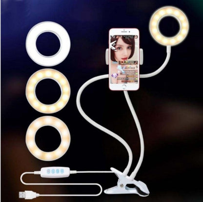 LED Selfie Ring Light for Perfect Makeup Videos and Live Streaming
