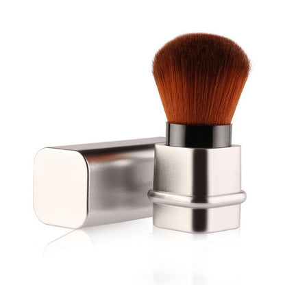 Portable Retractable Single Makeup Brush for On-the-Go Beauty
