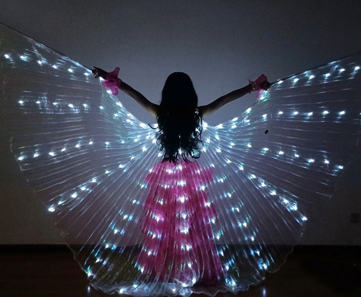 Children's LED light wings