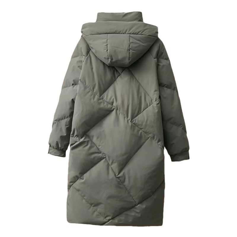 Women Mid-length Cotton-padded Coat Thickened Warm Plus Size Coat