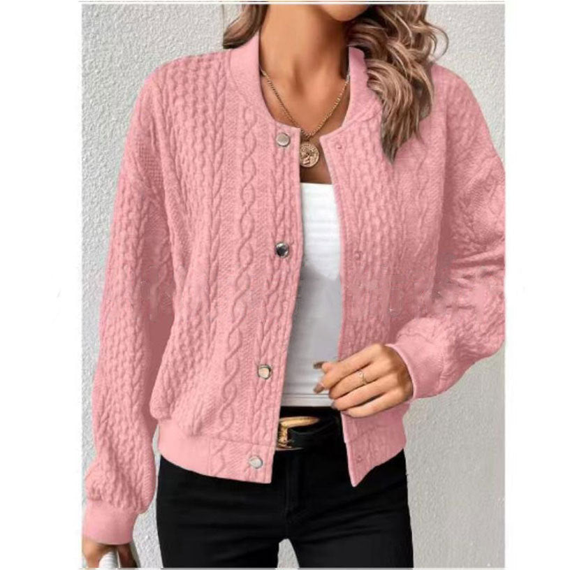 Women Casual Solid Color Cardigan