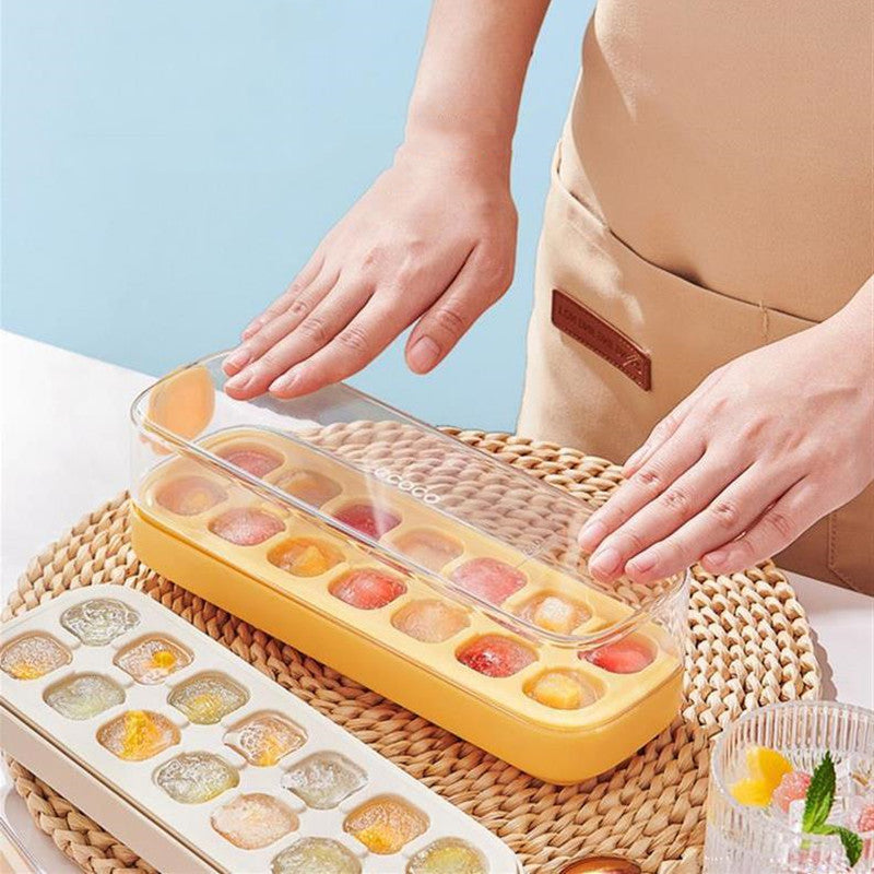 Silicone Ice Tray Press Household Homemade Box