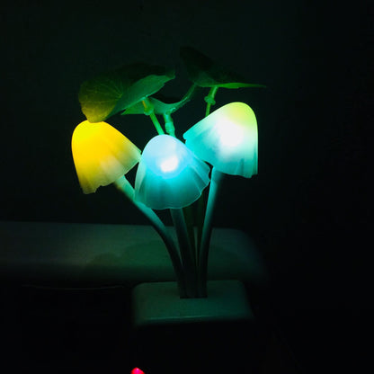 New LED Mushroom Night Light