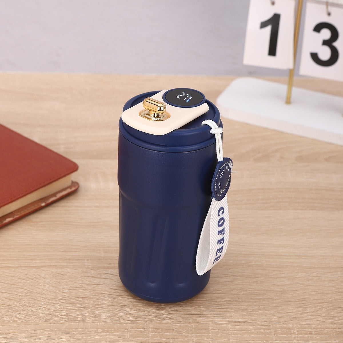 Smart Digital Thermal Bottle - 450ml Insulated Coffee Mug