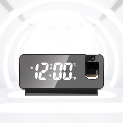 3D LED Projection Alarm Clock with Snooze Function and Mirror Display - Mallora Shop