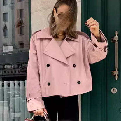 Retro Trench Double Breasted Coat