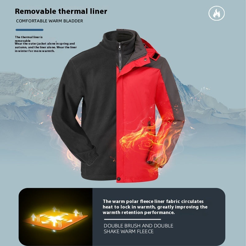 Shell Jacket Outdoor Windproof Waterproof Men And Women Same Coat