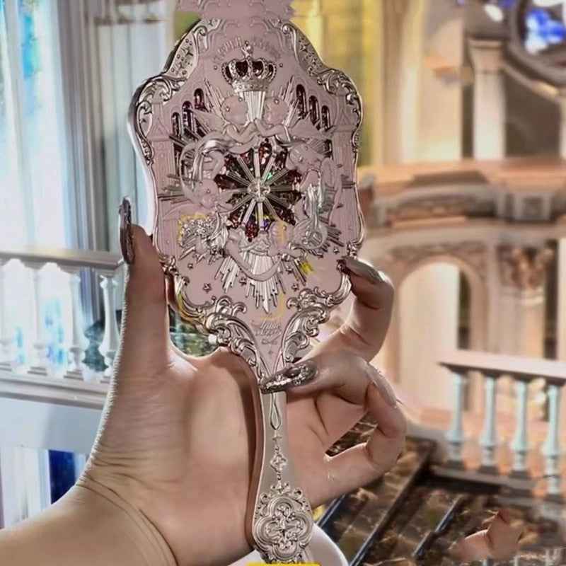 Flower Knows Little Angel Series Hand Holding Mirror