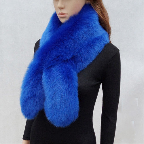 Faux Fur Rabbit Fox Collar Shawl