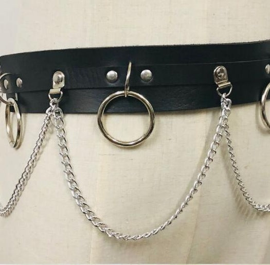 Wild chain decorative belt