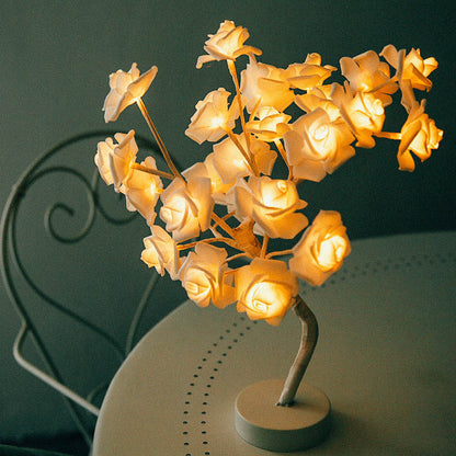 Rose Flower Lamp - USB Battery Operated LED Table Lamp