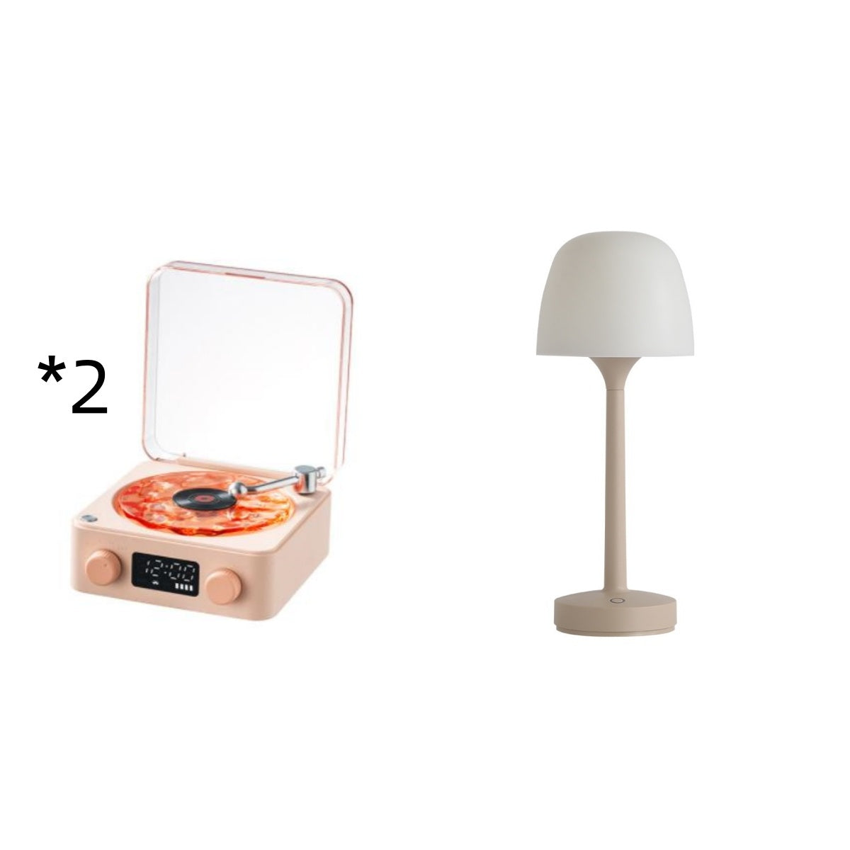 Retro Turntable Speaker with Bluetooth 5.0