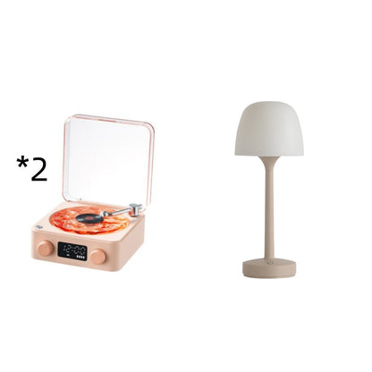 Retro Turntable Speaker with Bluetooth 5.0
