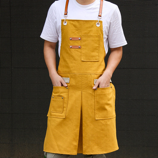 Hair Stylist Cake Shop Barista Men And Women Flower Shop Workwear Denim Apron