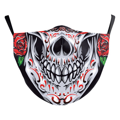 Digital Printing Ghost Face Wansheng Clown Double-layer Dust Mask