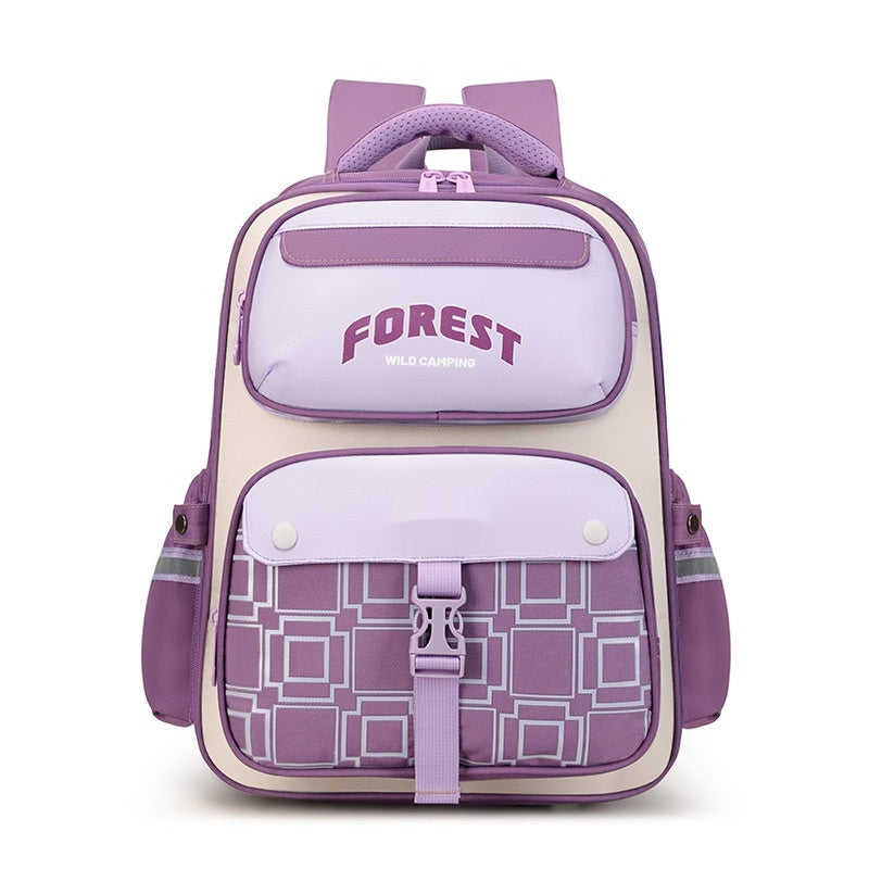 Burden-reducing Primary School Student Waterproof Schoolbag