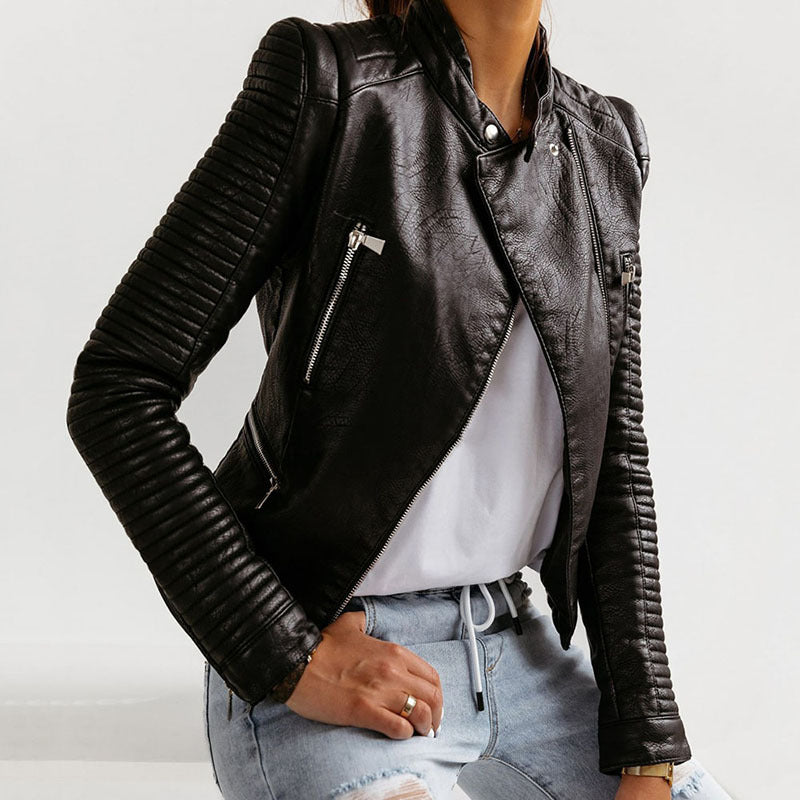 Fashionable leather jacket with good quality