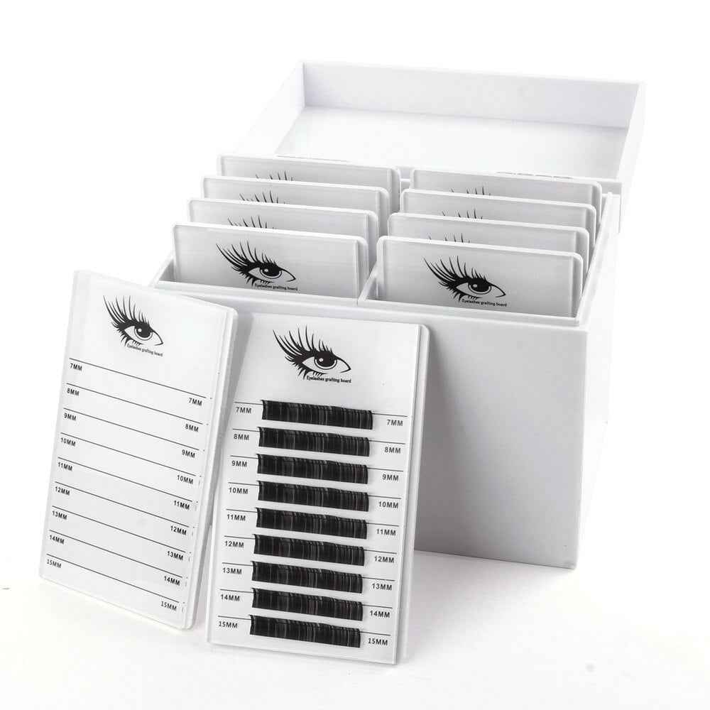 White Acrylic Eyelash Storage Box