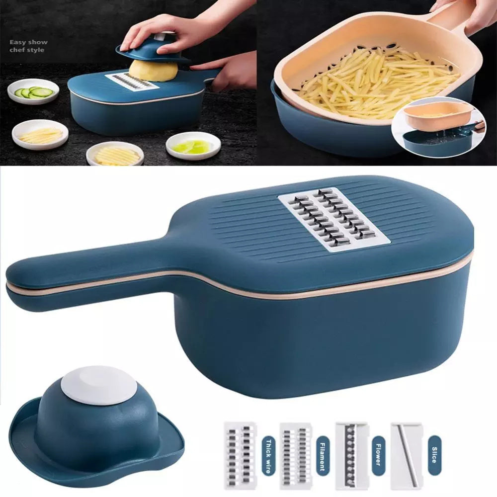 Multi-Functional Vegetable Cutter for Effortless Slicing and Chopping - Mallora Shop