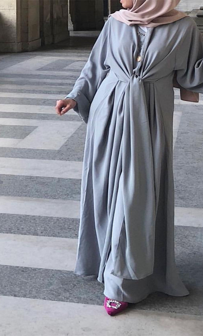 Fake two-piece tie robe in Dubai