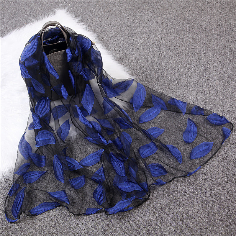 Organza cut scarf