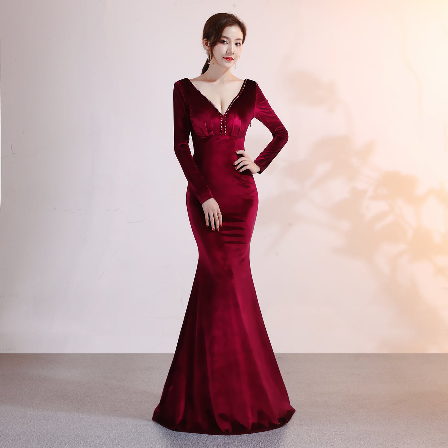 Velvet Evening Dress Mermaid Dress